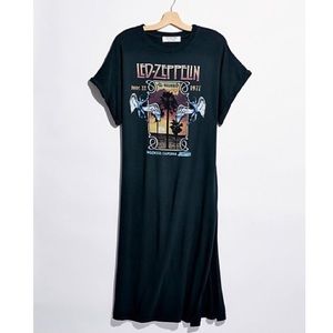 Free People x Day Dreamer Led Zeppelin Shirt Dress